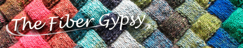 The Fiber Gypsy — knitted fabric banner